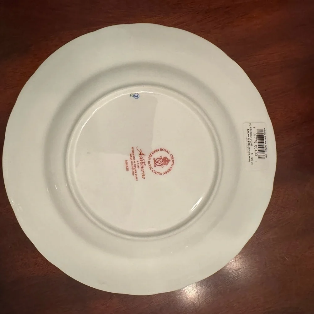 Royal Crown Derby Ashbourne Salad Plate NEW